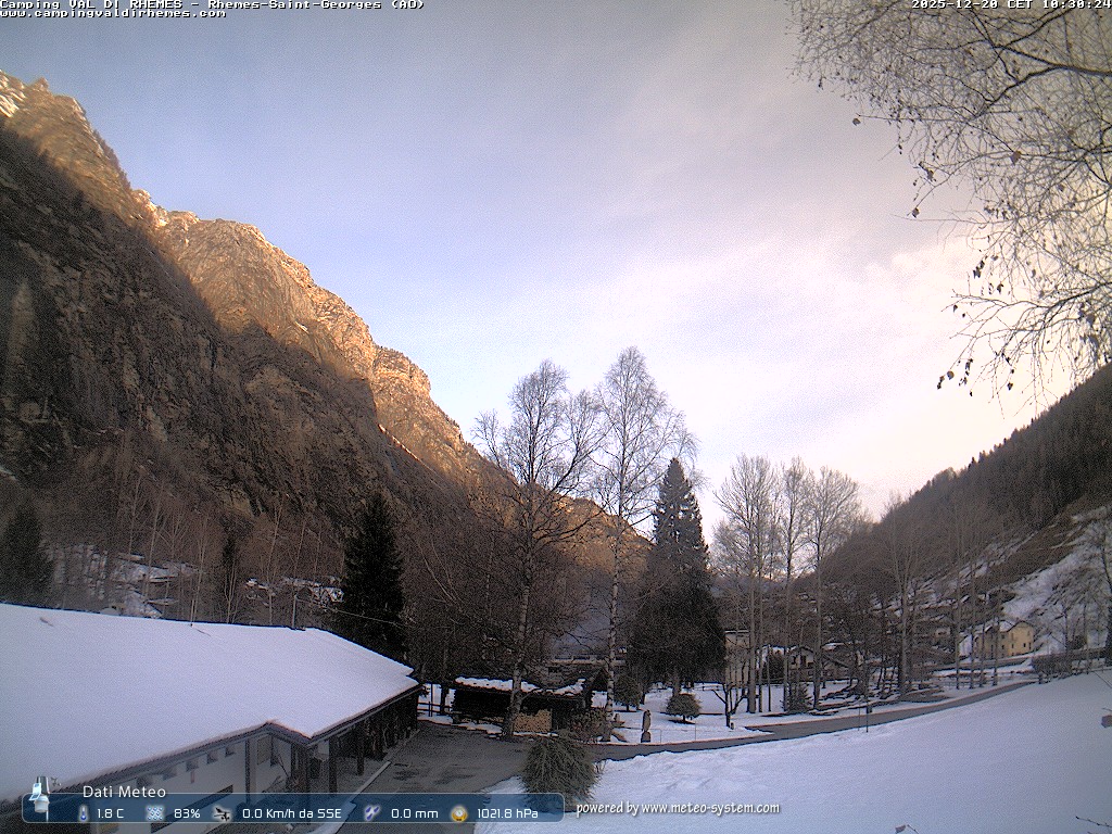 immagine della webcam nei dintorni di Gressan: webcam Rhemes-Saint-Georges