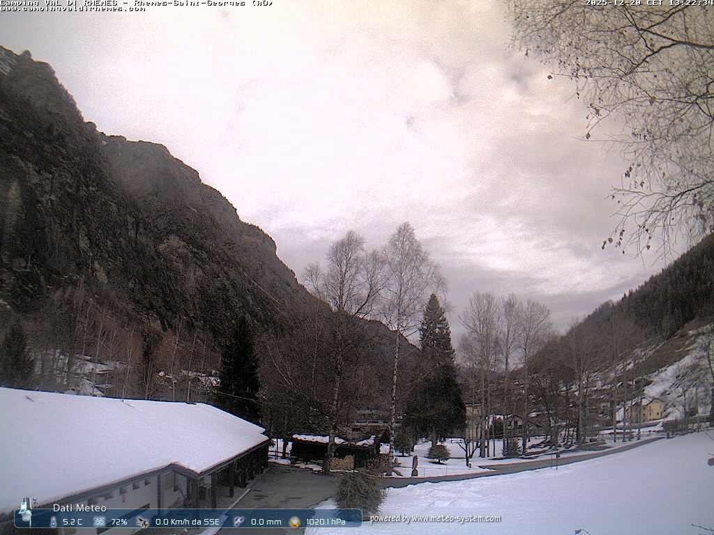 immagine della webcam nei dintorni di Cresta Youla: webcam Rhemes-Saint-Georges