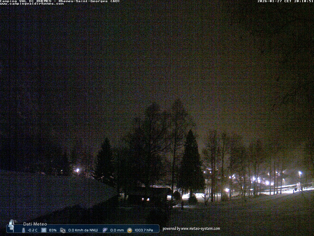 immagine della webcam nei dintorni di Villeneuve: webcam Rhemes-Saint-Georges