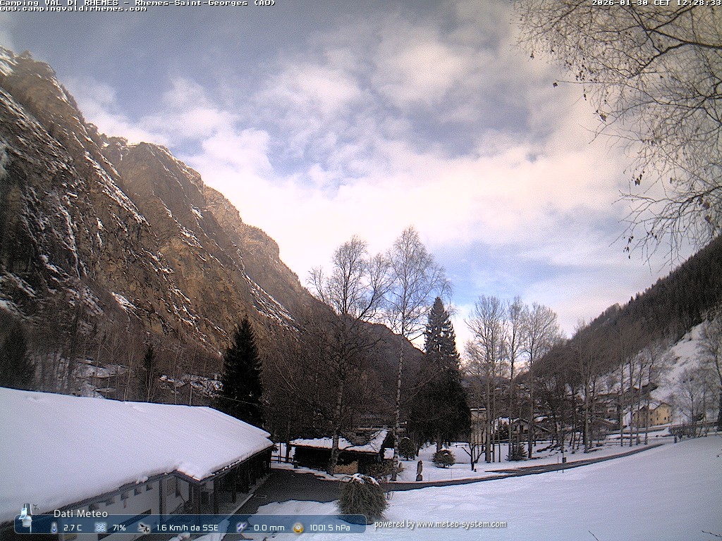 immagine della webcam nei dintorni di La Thuile: webcam Rhemes-Saint-Georges