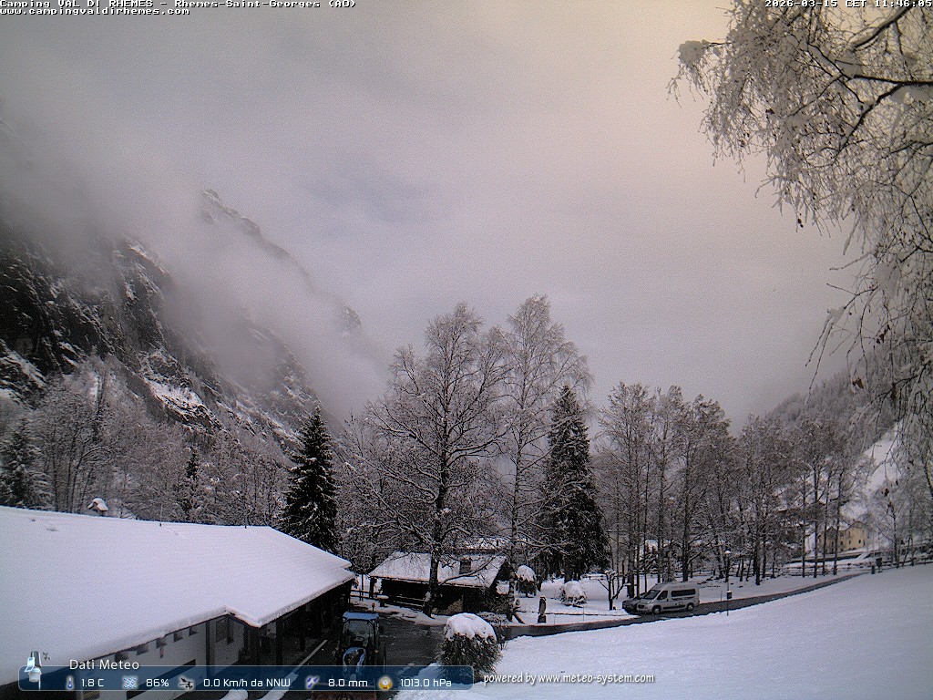 immagine della webcam nei dintorni di Aosta: webcam Rhemes-Saint-Georges