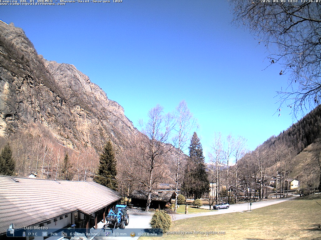 immagine della webcam nei dintorni di Gimillan: webcam Rhemes-Saint-Georges