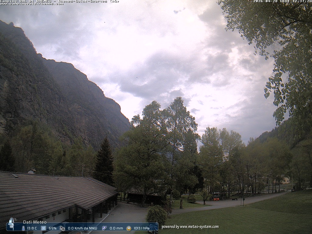 immagine della webcam nei dintorni di Courmayeur: webcam Rhemes-Saint-Georges
