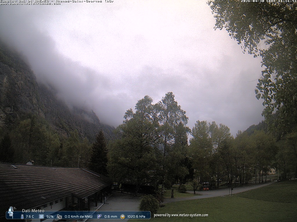 immagine della webcam nei dintorni di Gressan: webcam Rhemes-Saint-Georges