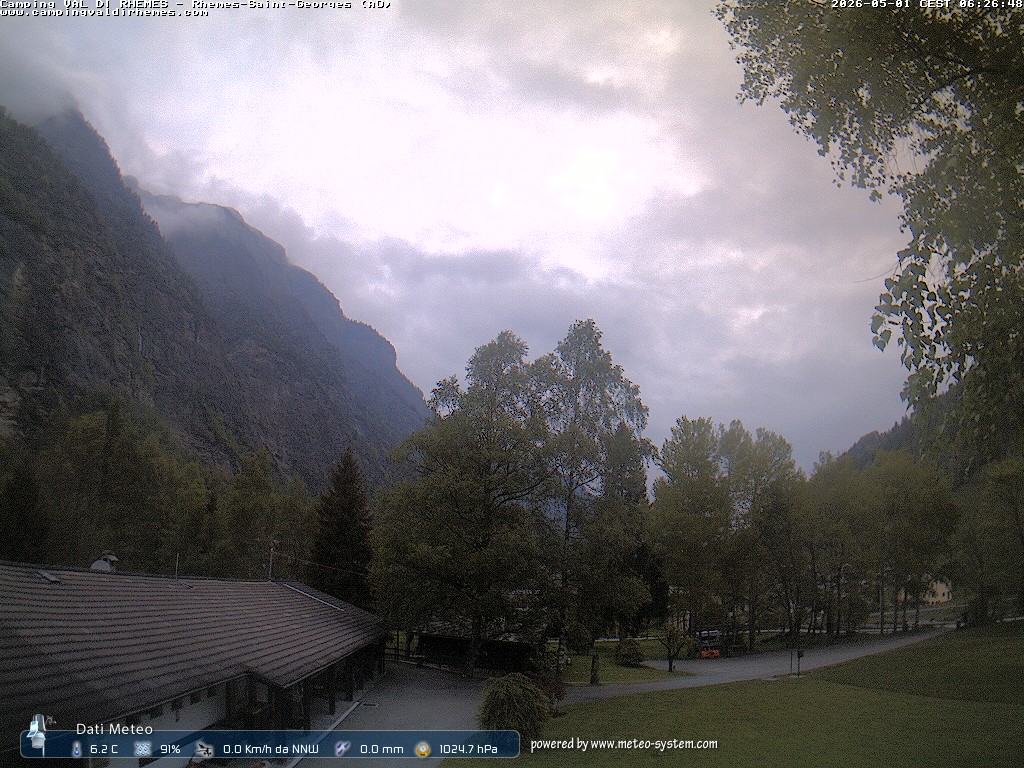 immagine della webcam nei dintorni di Pont: webcam Rhemes-Saint-Georges