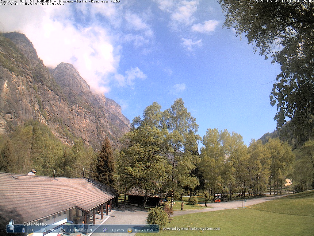 immagine della webcam nei dintorni di La Thuile: webcam Rhemes-Saint-Georges