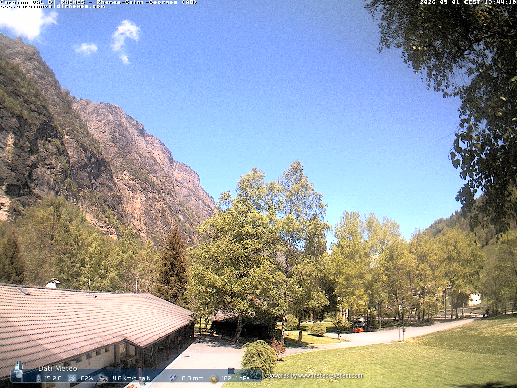 immagine della webcam nei dintorni di Charvensod: webcam Rhemes-Saint-Georges