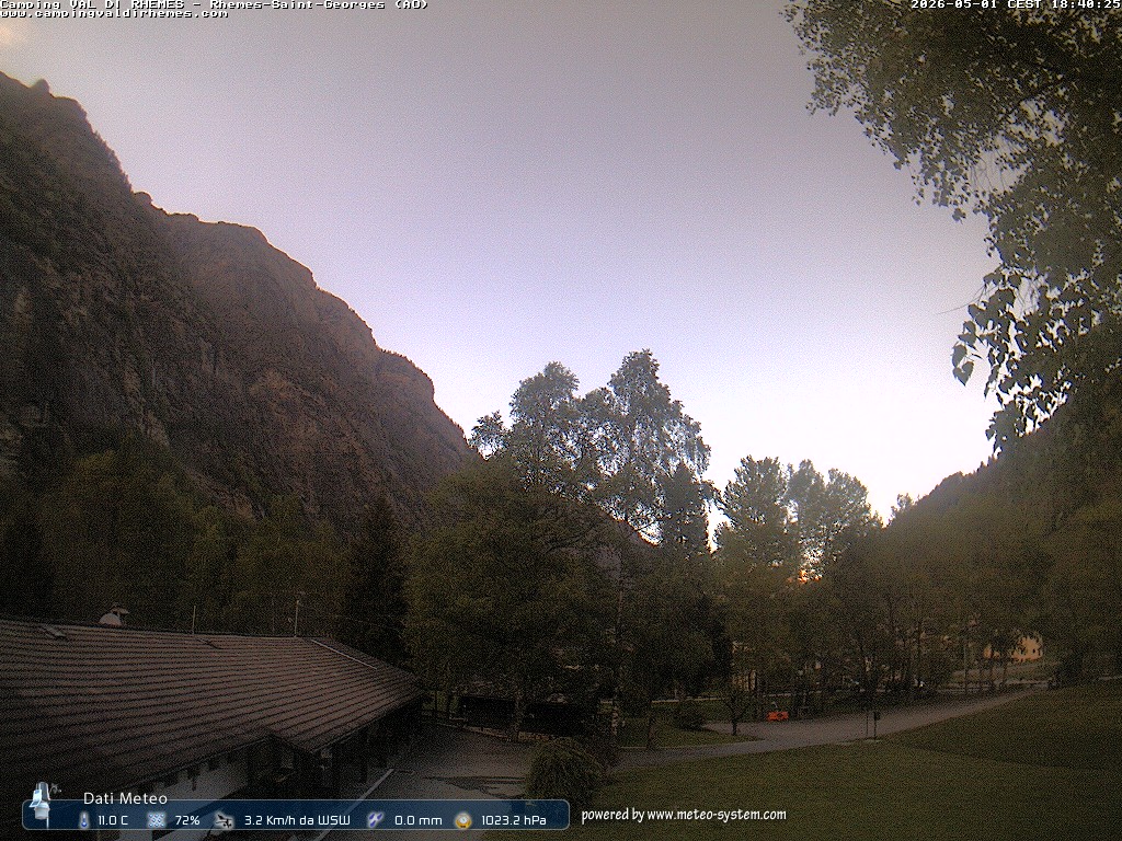 immagine della webcam nei dintorni di Valgrisenche: webcam Rhemes-Saint-Georges