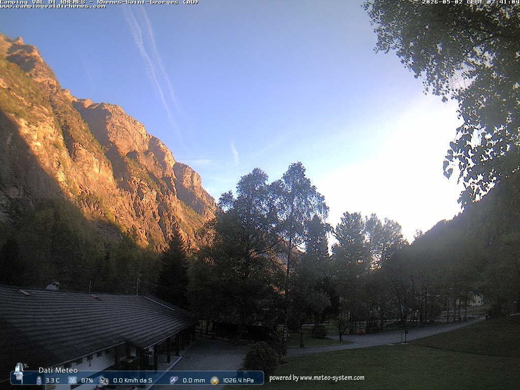 immagine della webcam nei dintorni di La Palud: webcam Rhemes-Saint-Georges