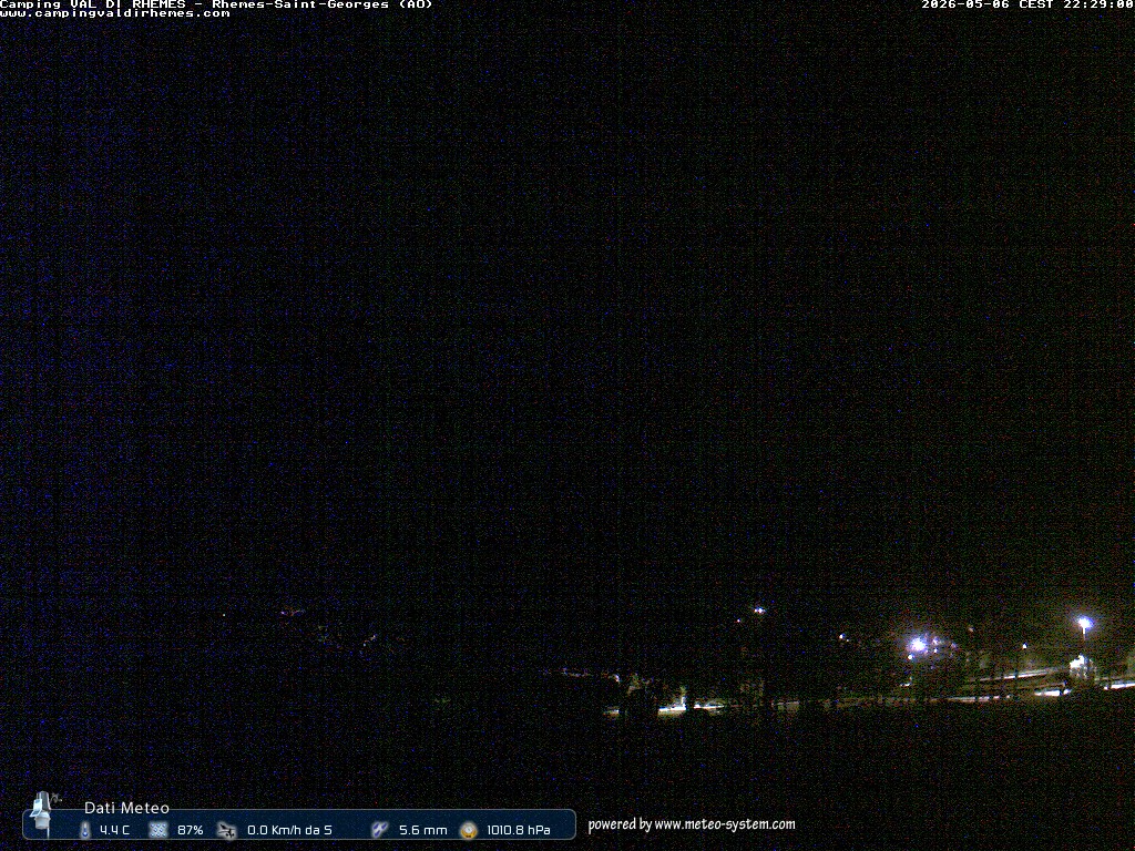 immagine della webcam nei dintorni di Cogne Lillaz: webcam Rhemes-Saint-Georges