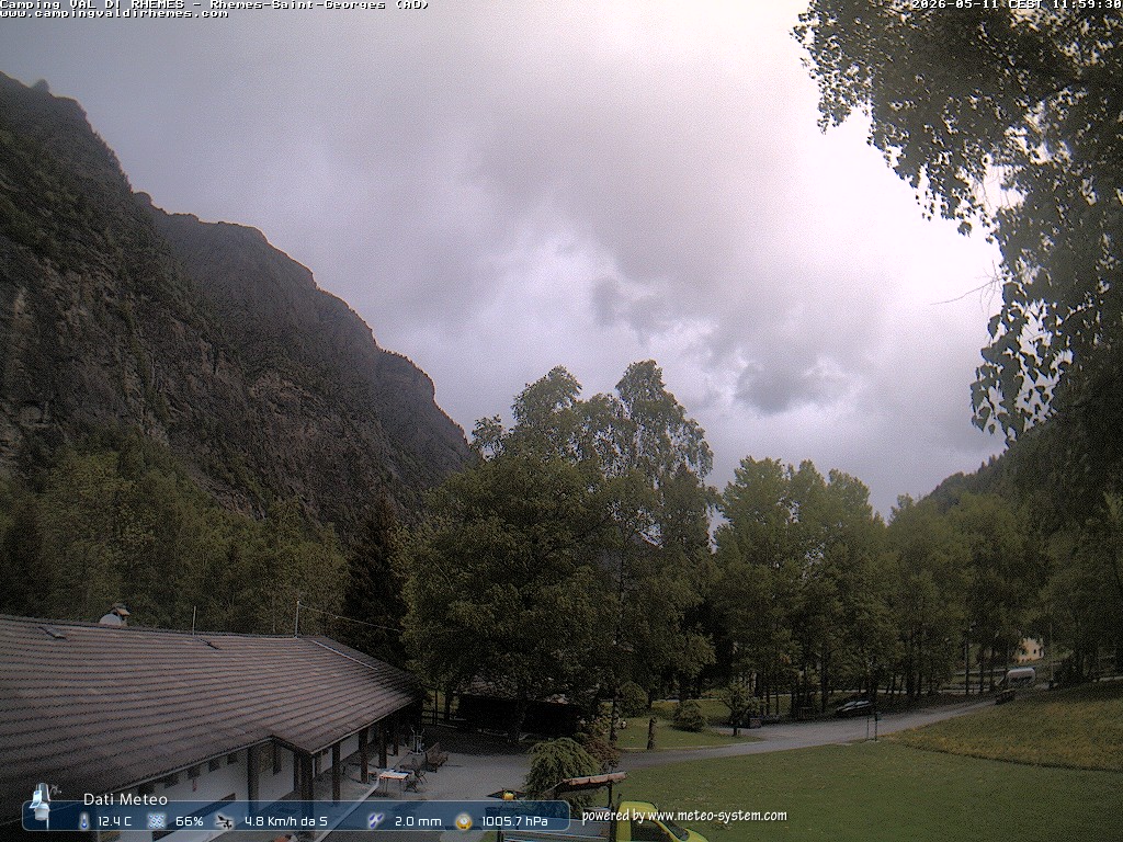 immagine della webcam nei dintorni di Punta Helbronner: webcam Rhemes-Saint-Georges