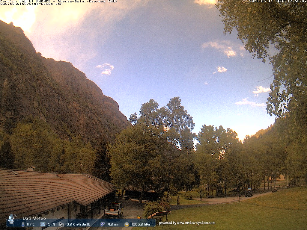 immagine della webcam nei dintorni di Punta Helbronner: webcam Rhemes-Saint-Georges