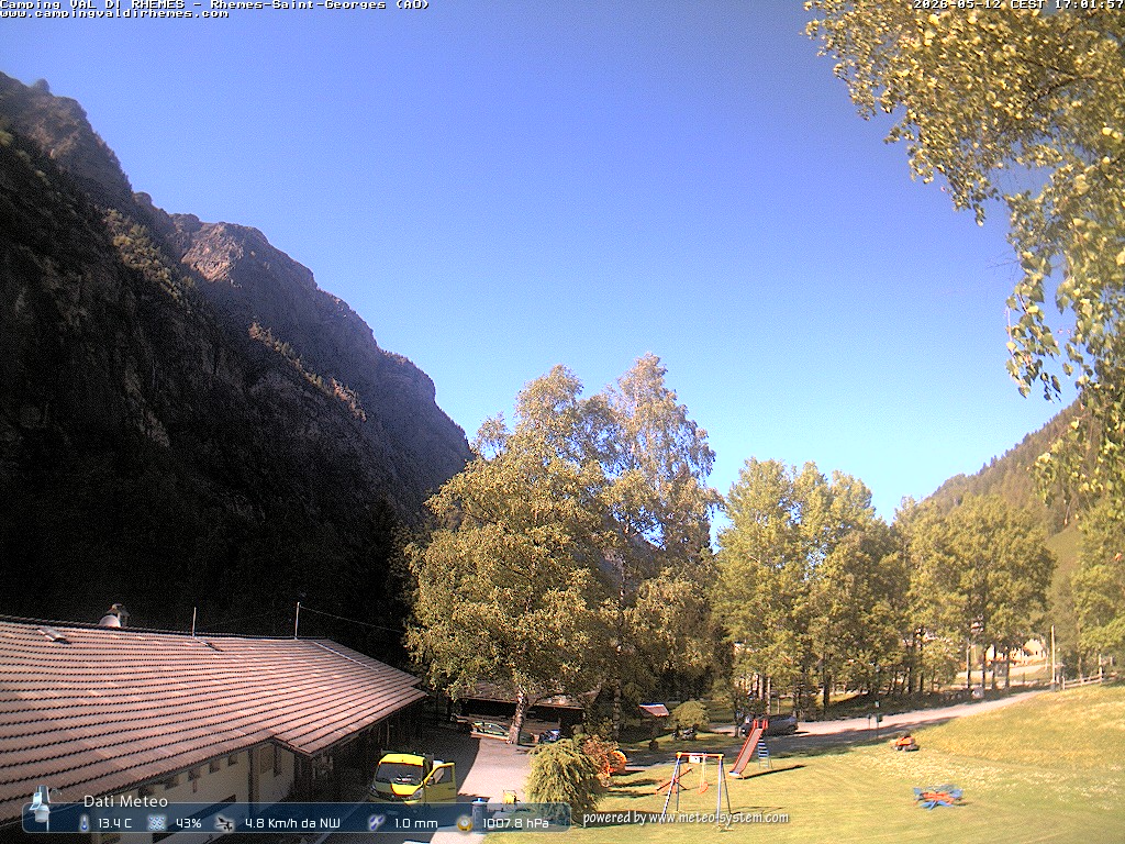 immagine della webcam nei dintorni di Pila: webcam Rhemes-Saint-Georges