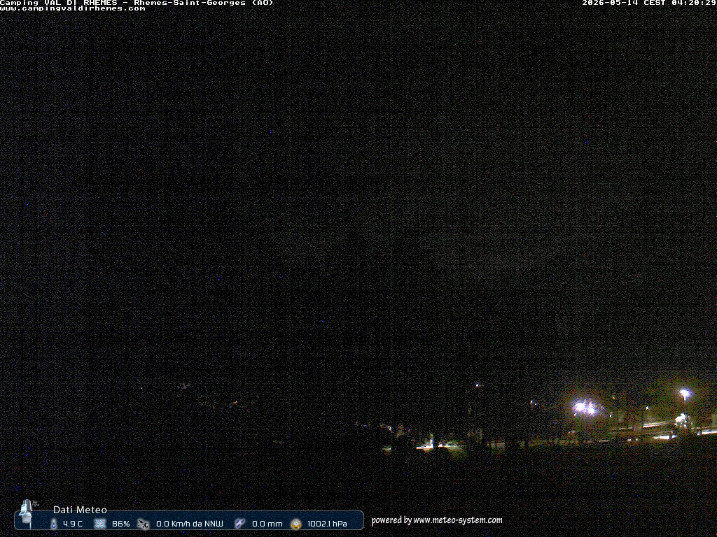 immagine della webcam nei dintorni di Cresta Youla: webcam Rhemes-Saint-Georges
