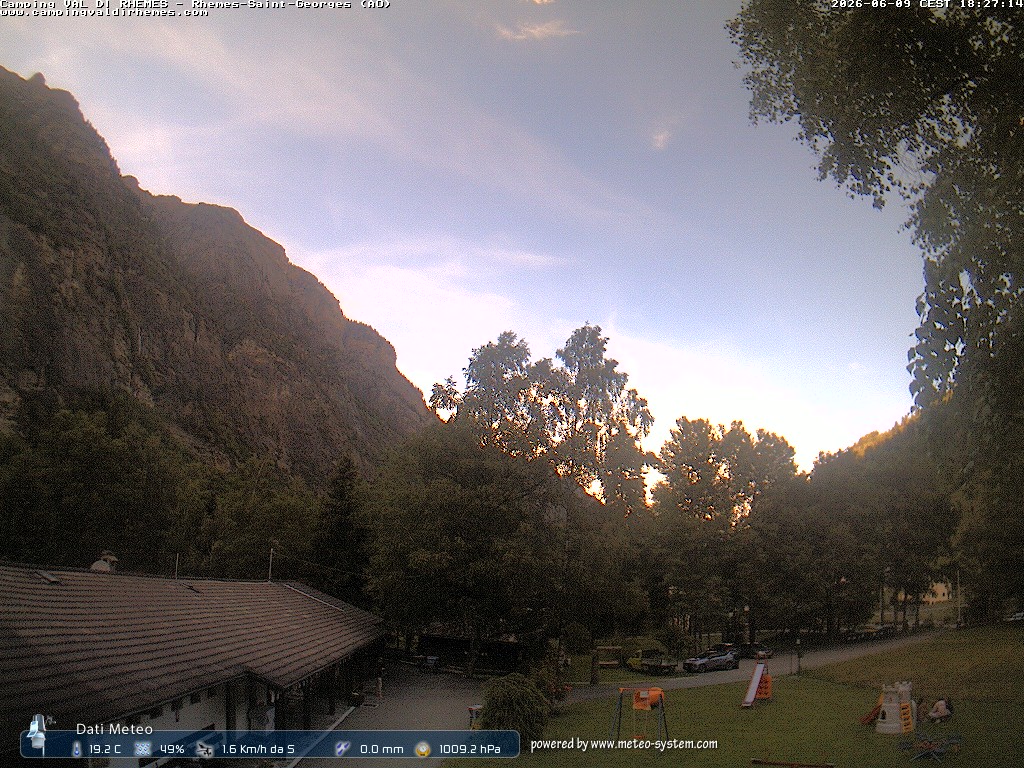 immagine della webcam nei dintorni di Aosta: webcam Rhemes-Saint-Georges