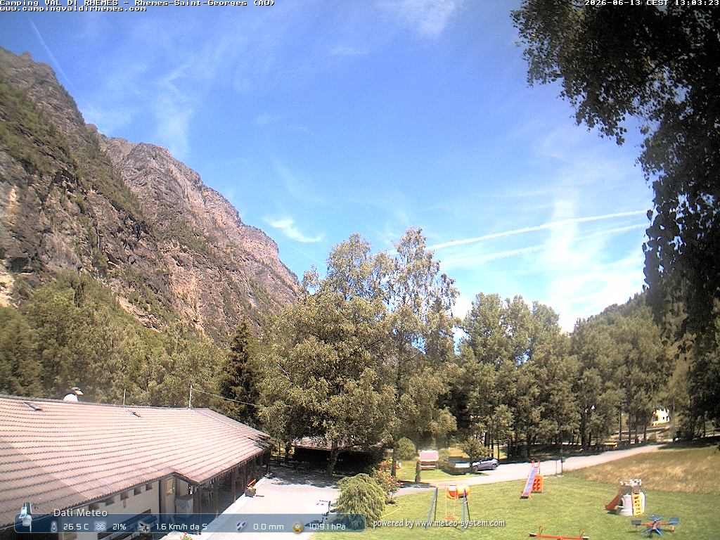 immagine della webcam nei dintorni di Ollomont: webcam Rhemes-Saint-Georges