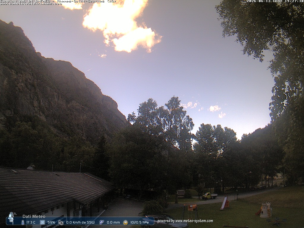 immagine della webcam nei dintorni di Aosta: webcam Rhemes-Saint-Georges