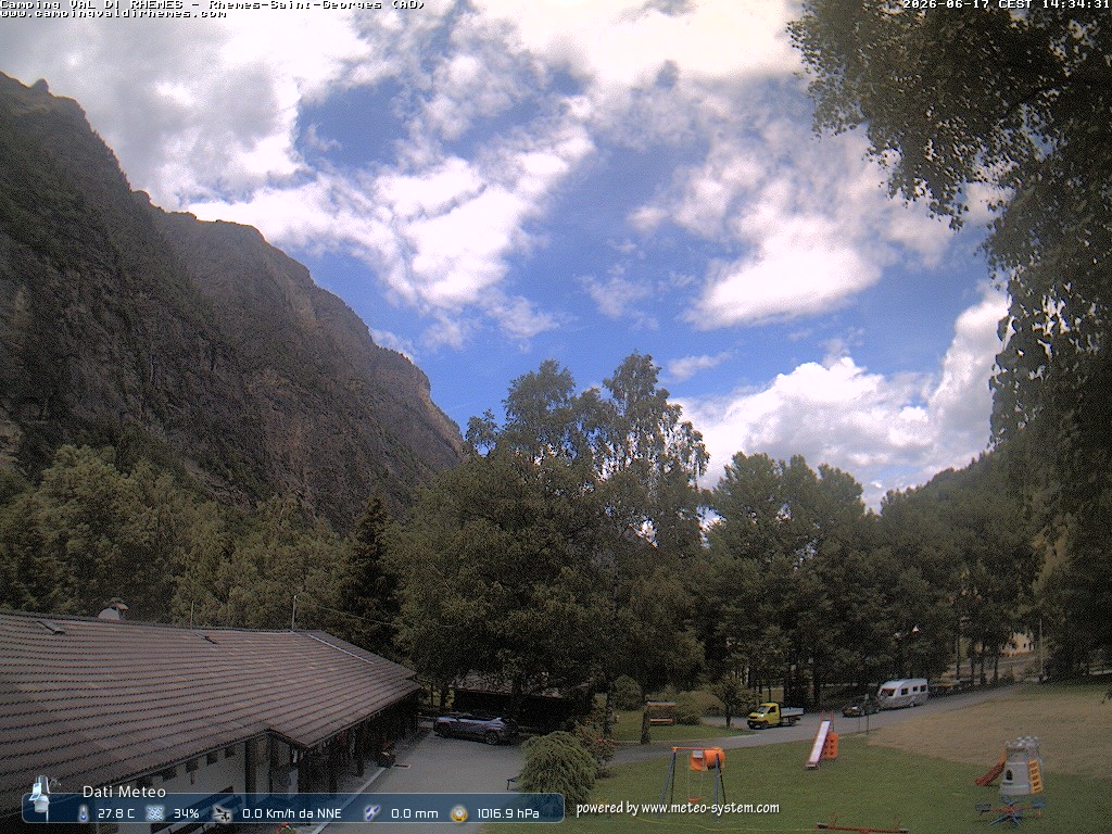 immagine della webcam nei dintorni di Pont: webcam Rhemes-Saint-Georges