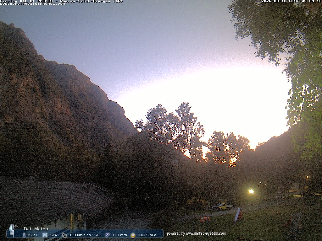 immagine della webcam nei dintorni di Les Suches: webcam Rhemes-Saint-Georges