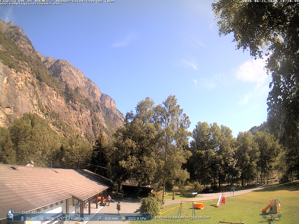 immagine della webcam nei dintorni di La Thuile: webcam Rhemes-Saint-Georges