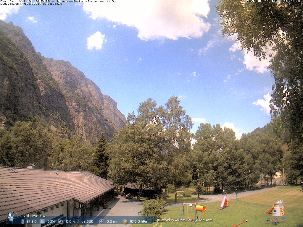 immagine della webcam nei dintorni di La Thuile: webcam Rhemes-Saint-Georges