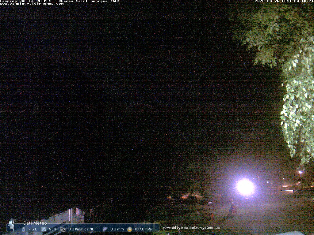 immagine della webcam nei dintorni di Aosta: webcam Rhemes-Saint-Georges