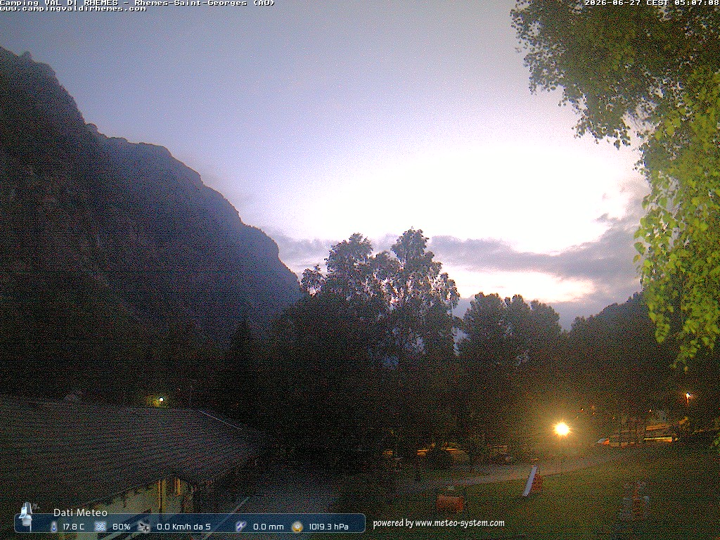immagine della webcam nei dintorni di Pila: webcam Rhemes-Saint-Georges