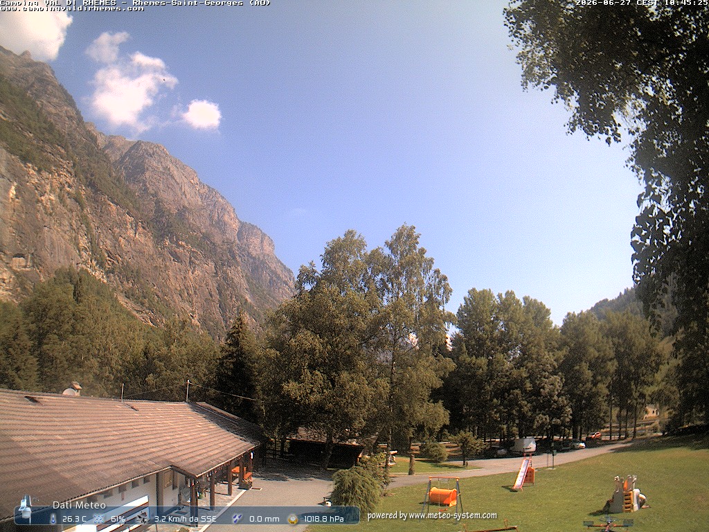 immagine della webcam nei dintorni di Pila: webcam Rhemes-Saint-Georges