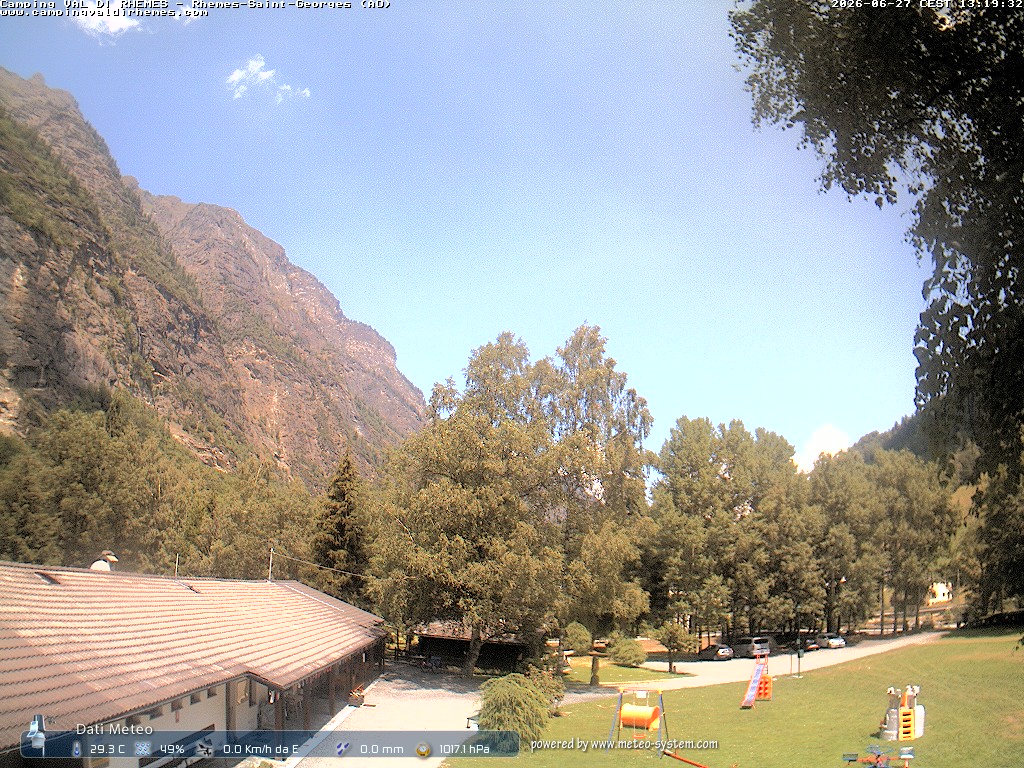 immagine della webcam nei dintorni di Ollomont: webcam Rhemes-Saint-Georges