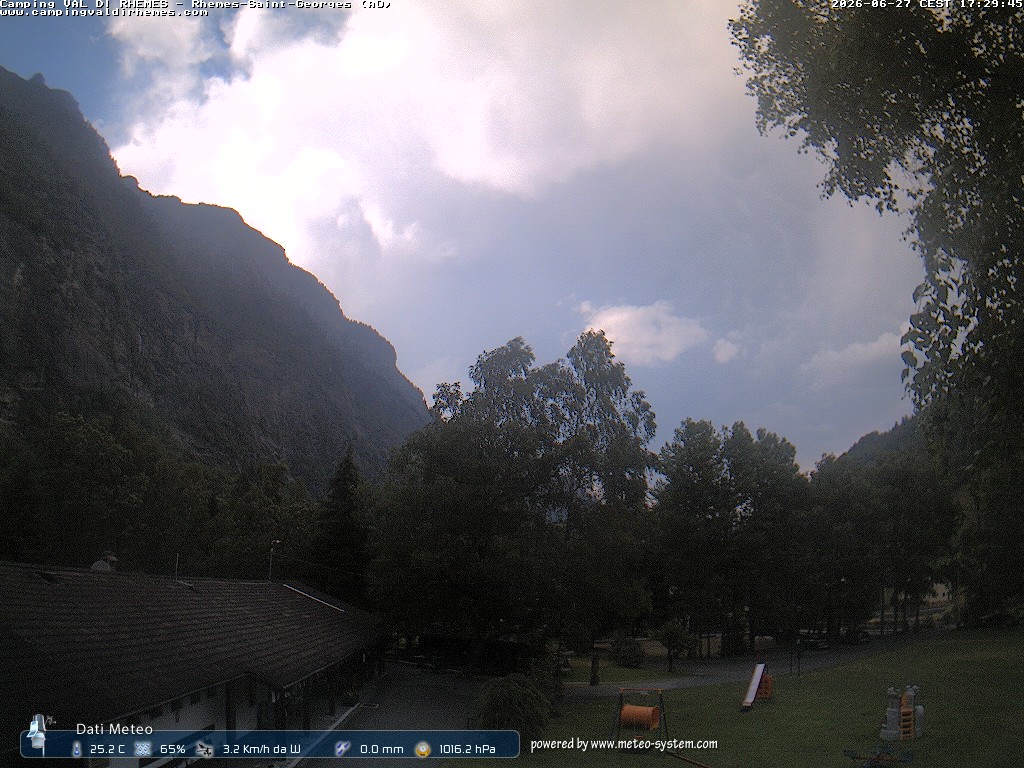 immagine della webcam nei dintorni di Punta Helbronner: webcam Rhemes-Saint-Georges
